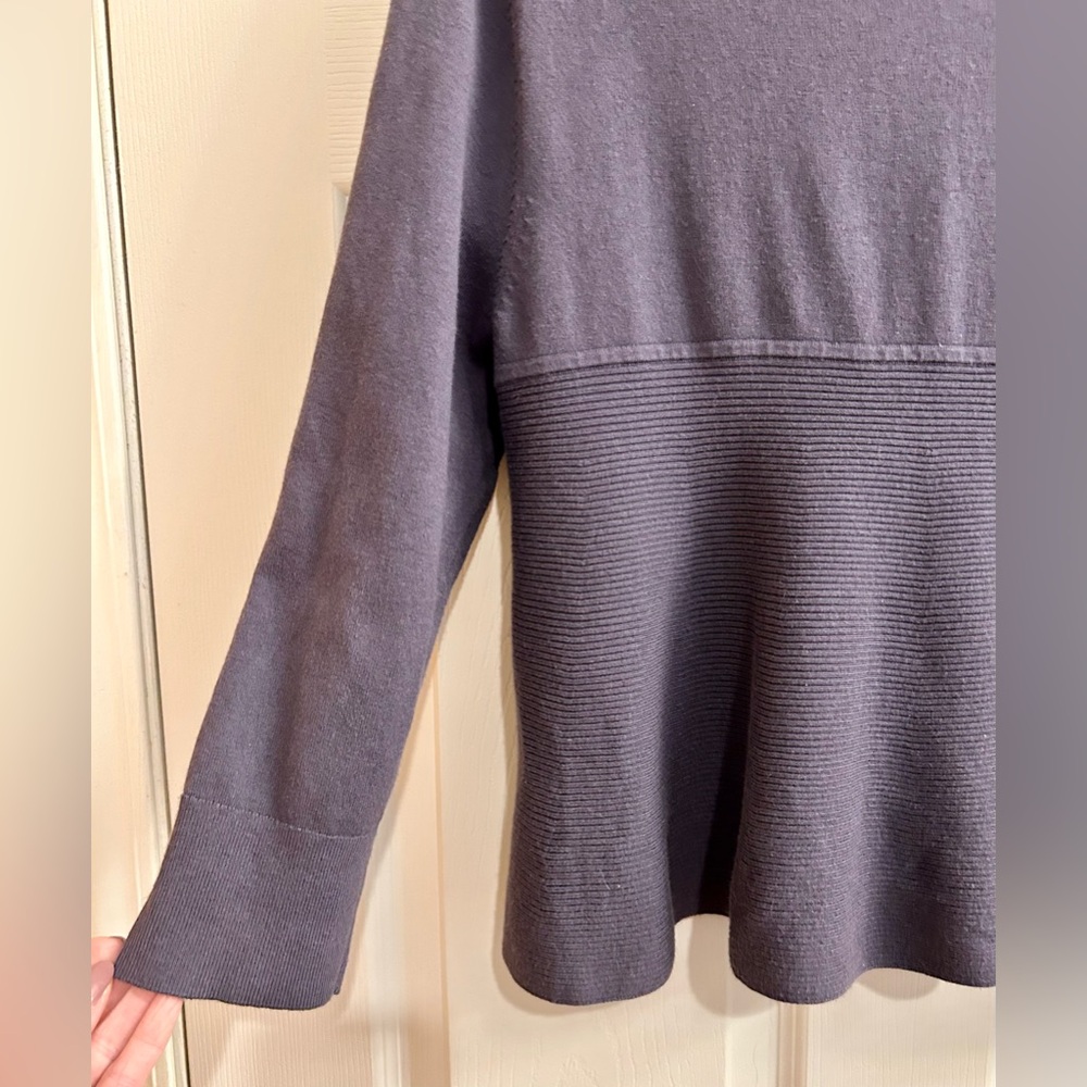 🌹Ann Taylor Loft blue cardigan L - Picture 2 of 4